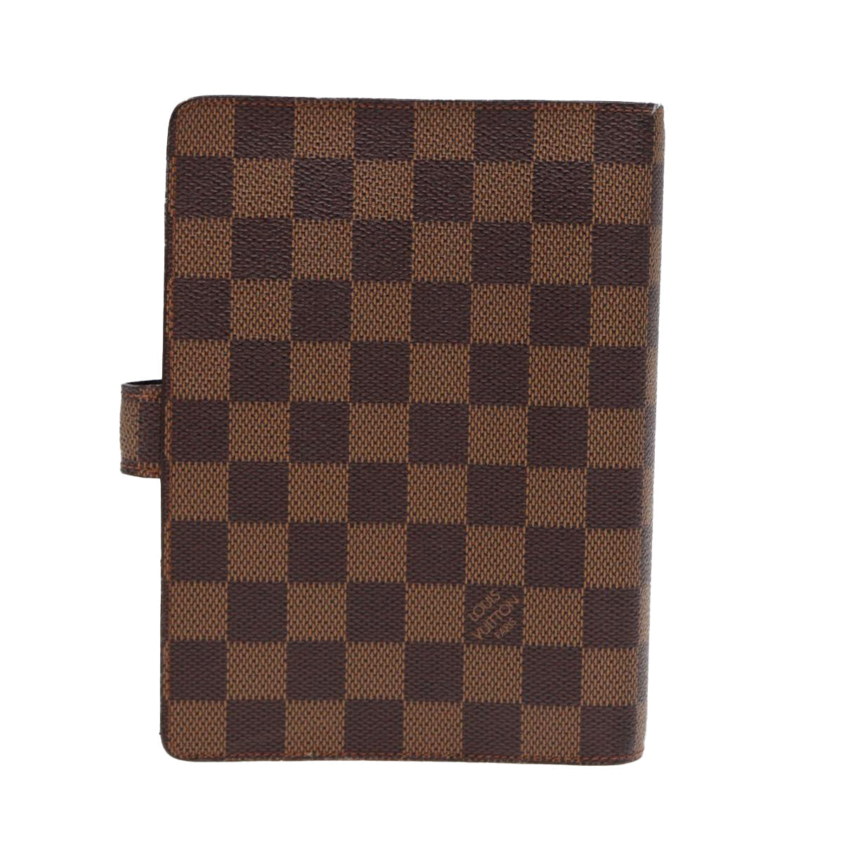 LOUIS VUITTON Damier Ebene Agenda MM Day Planner Cover R20240 LV Auth 86350