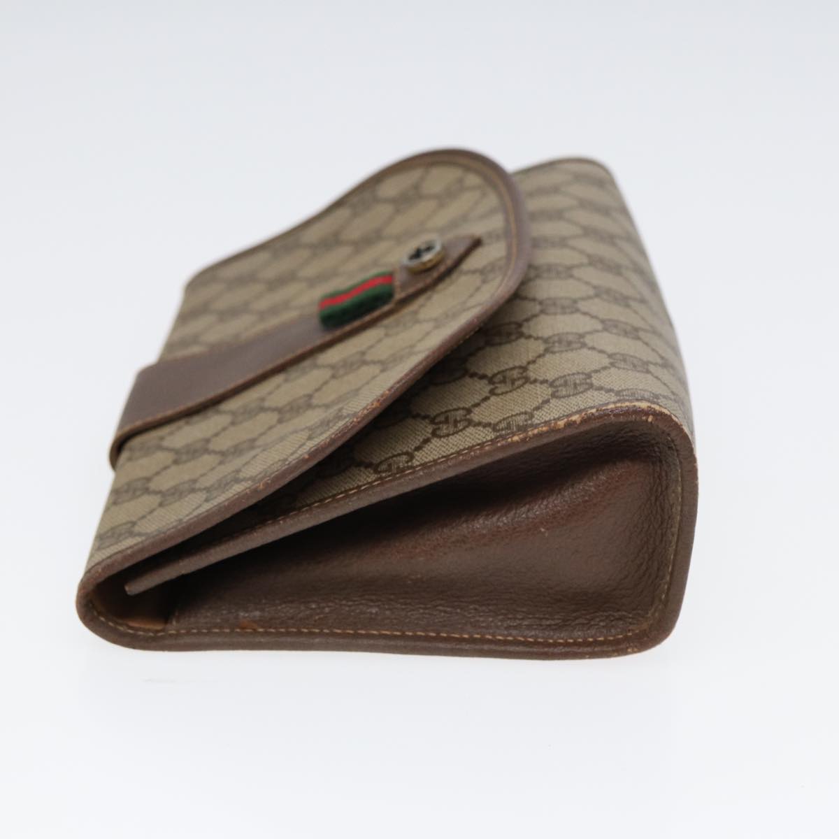 Gucci Leather Canvas Clutch
