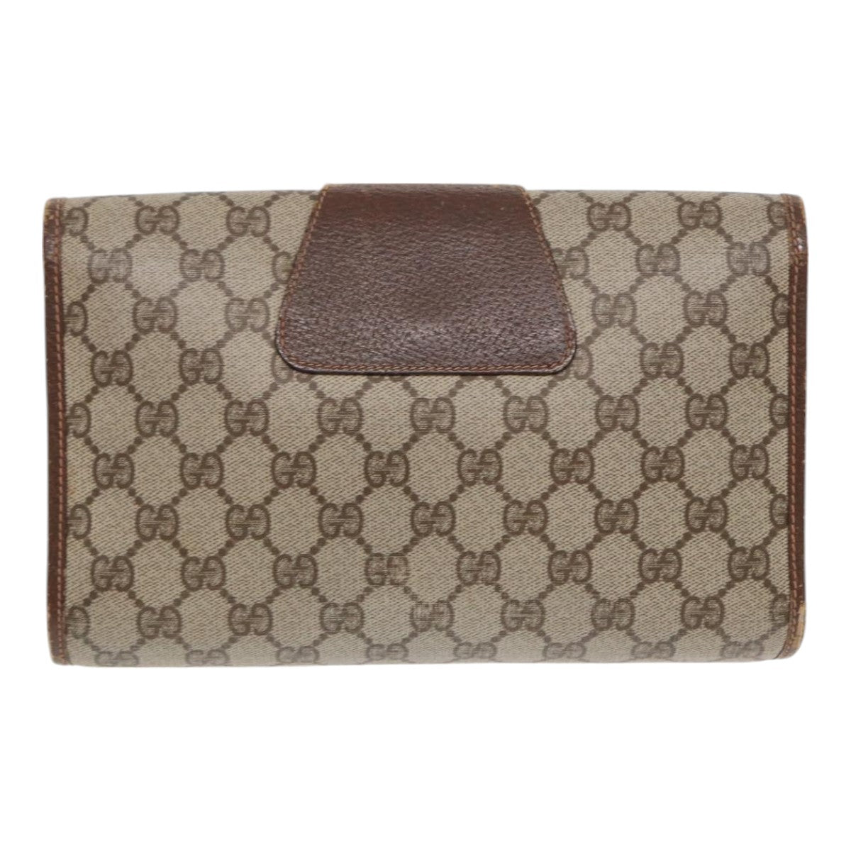 Gucci Leather Canvas Clutch