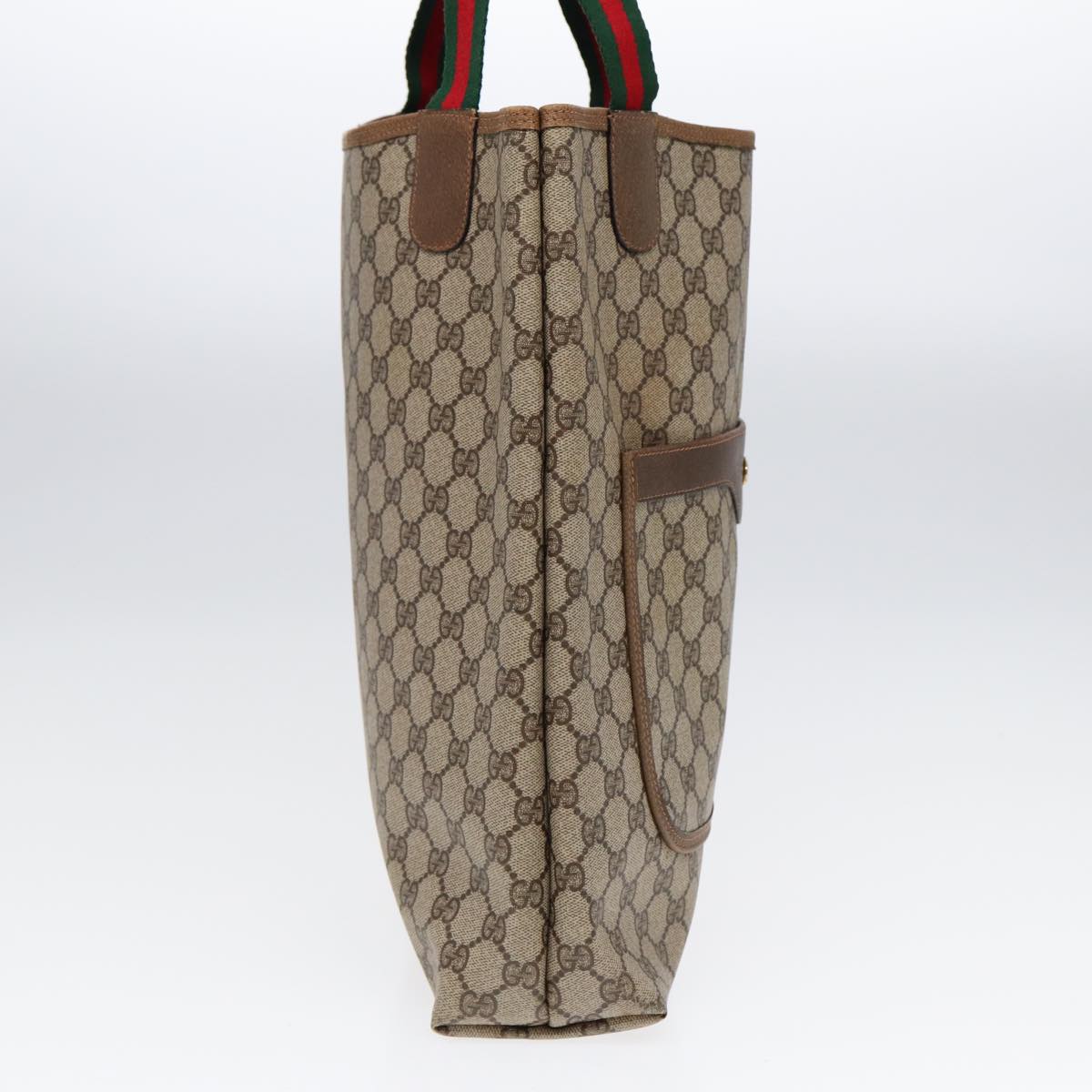 Gucci Leather Canvas Tote