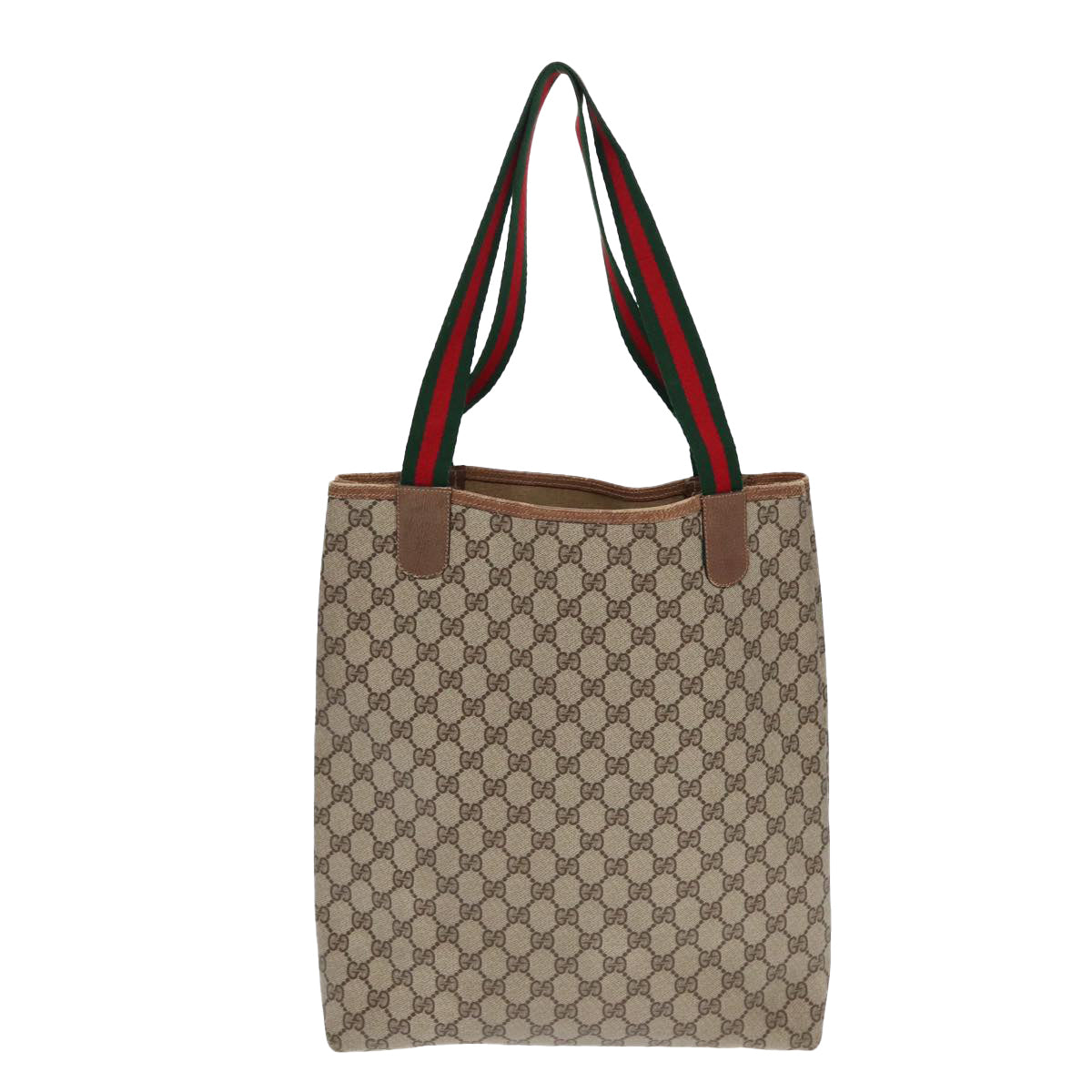 Gucci Leather Canvas Tote