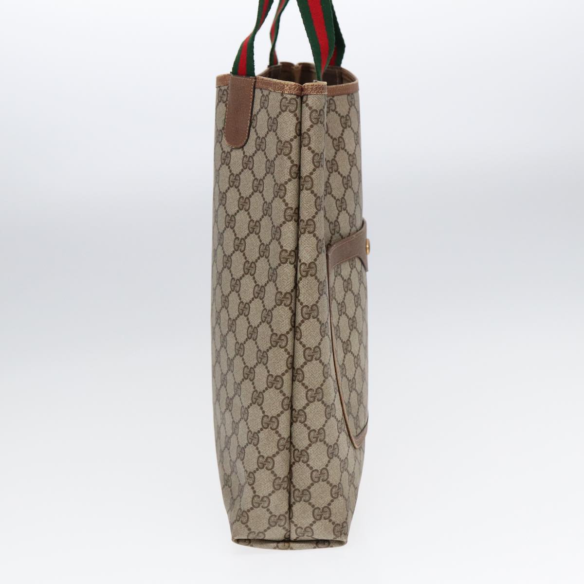 Gucci Leather Canvas Tote