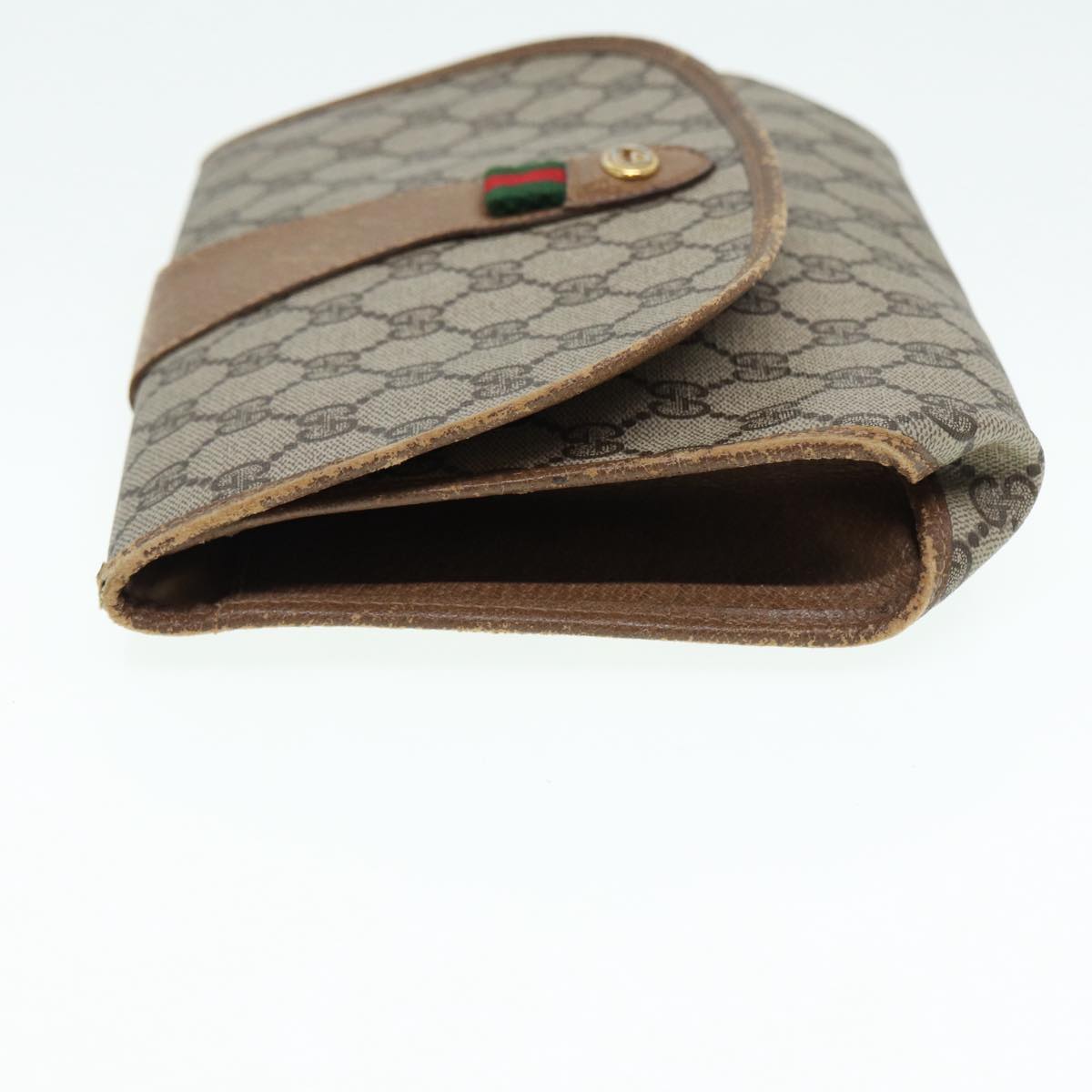 Gucci Leather Canvas Clutch