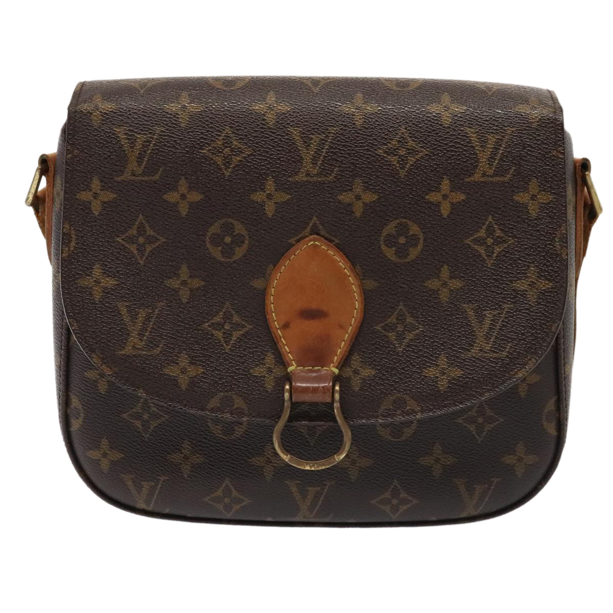 LOUIS VUITTON Monogram Saint Cloud GM Shoulder Bag M51242 LV Auth 86679