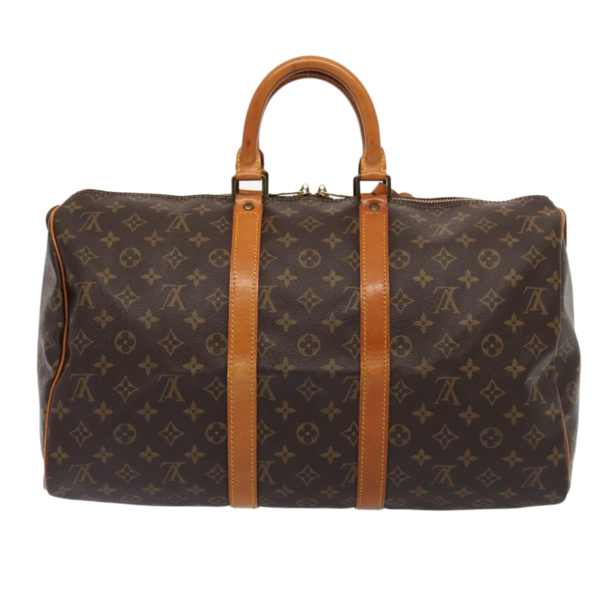 LOUIS VUITTON Monogram Keepall 45 Boston Bag M41428 LV Auth 86739