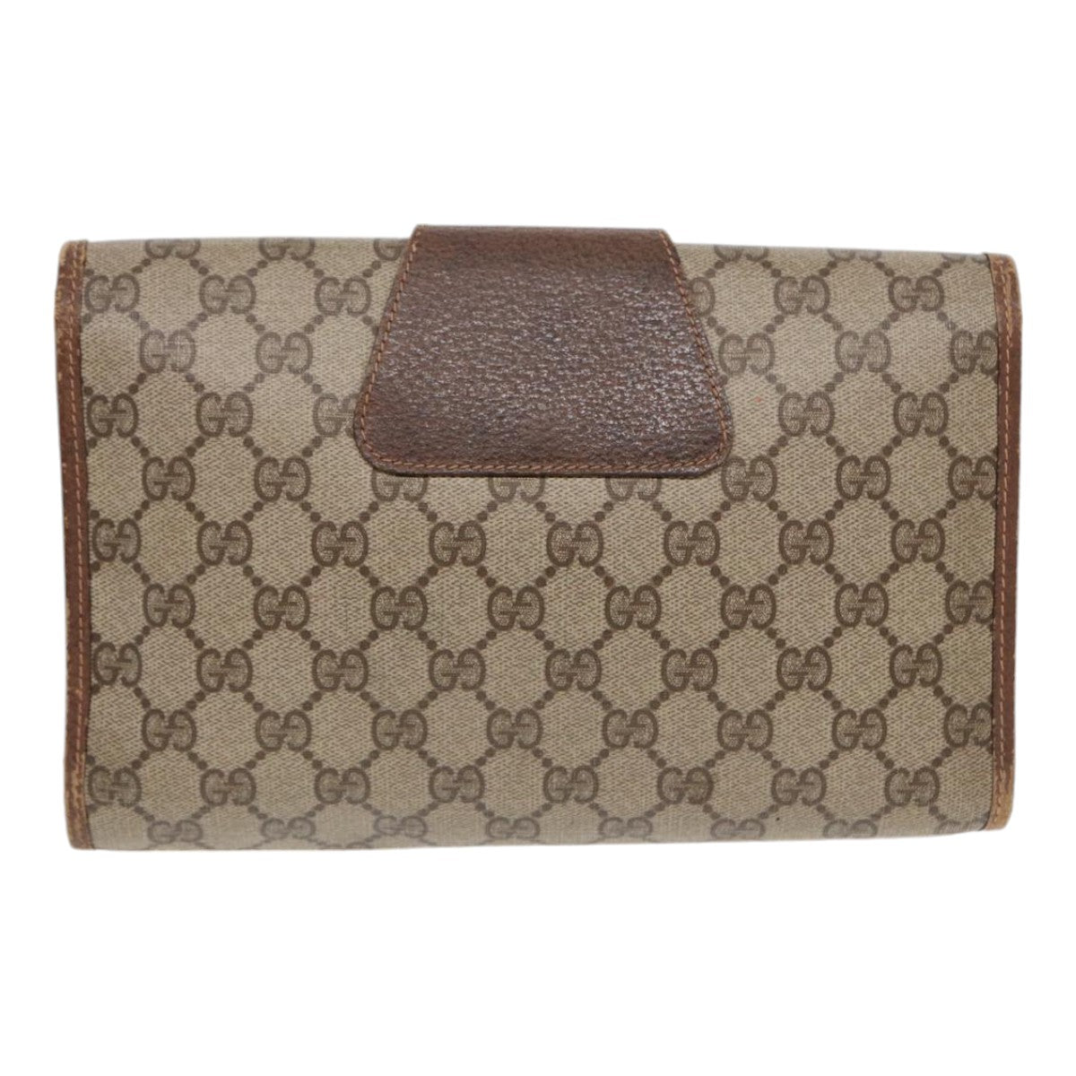 Gucci Leather Canvas Clutch
