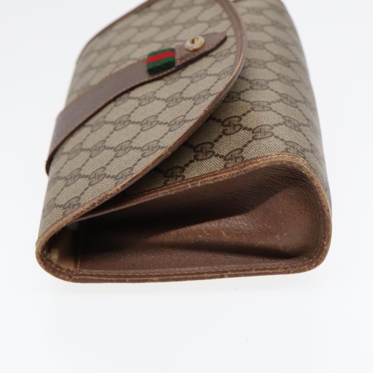 Gucci Leather Canvas Clutch