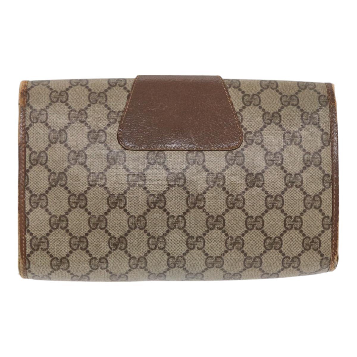 Gucci Leather Canvas Clutch