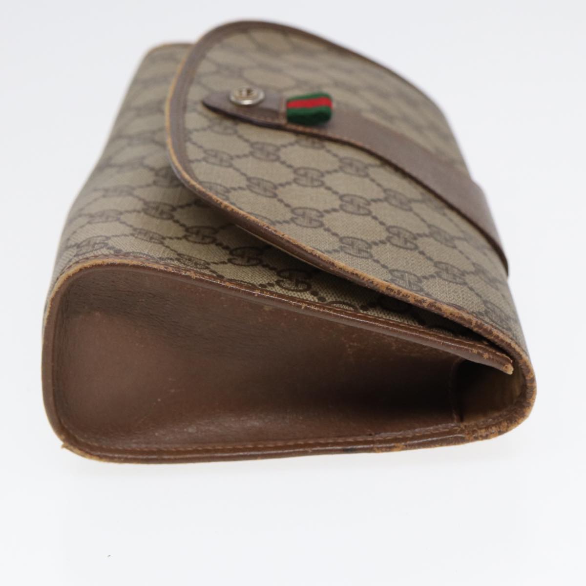 Gucci Leather Canvas Clutch