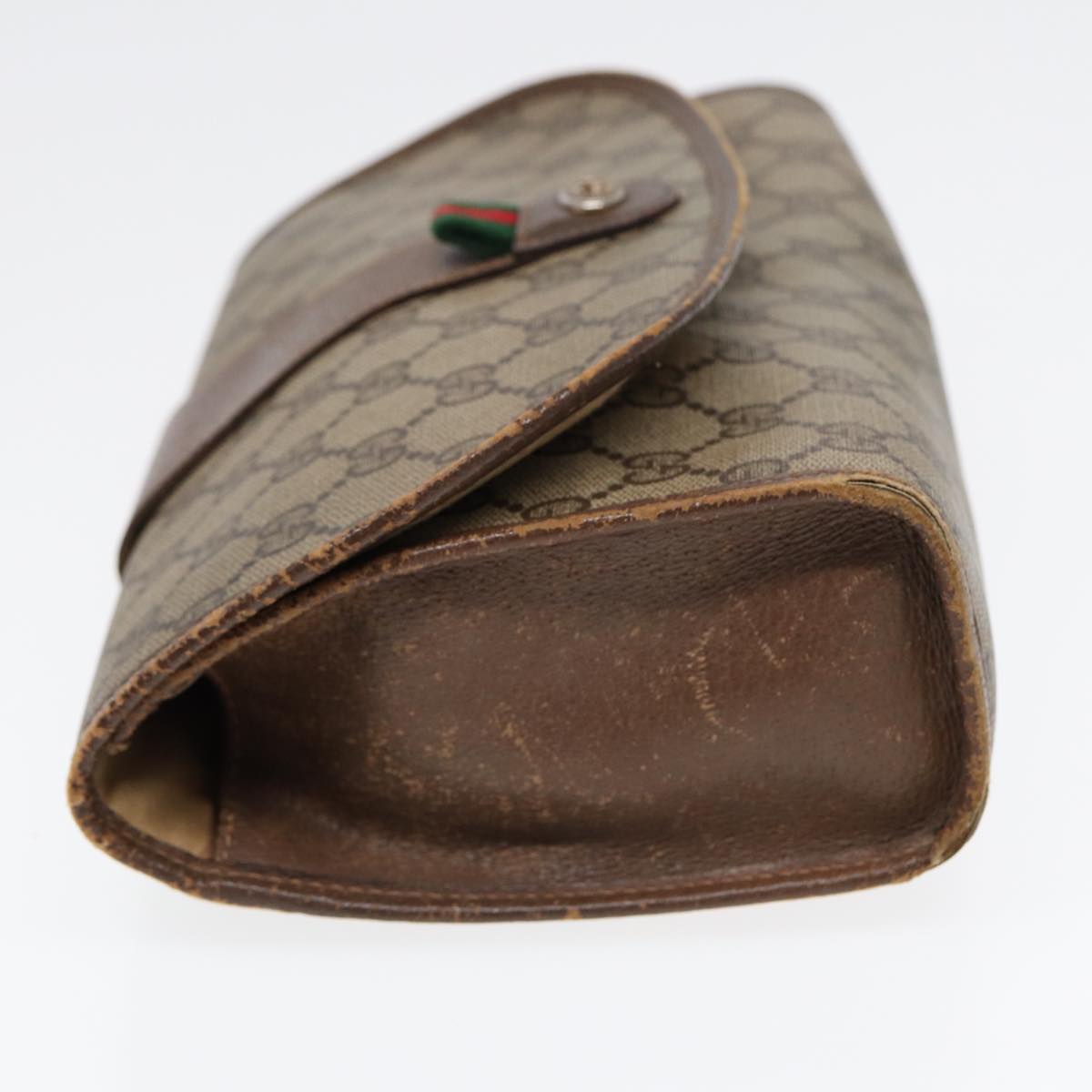 Gucci Leather Canvas Clutch
