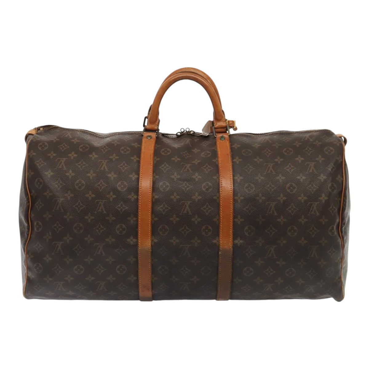 LOUIS VUITTON Monogram Keepall 60 Boston Bag M41422 LV Auth 86843