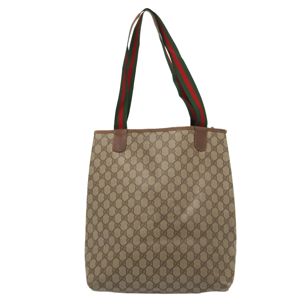 Gucci Leather Canvas Tote