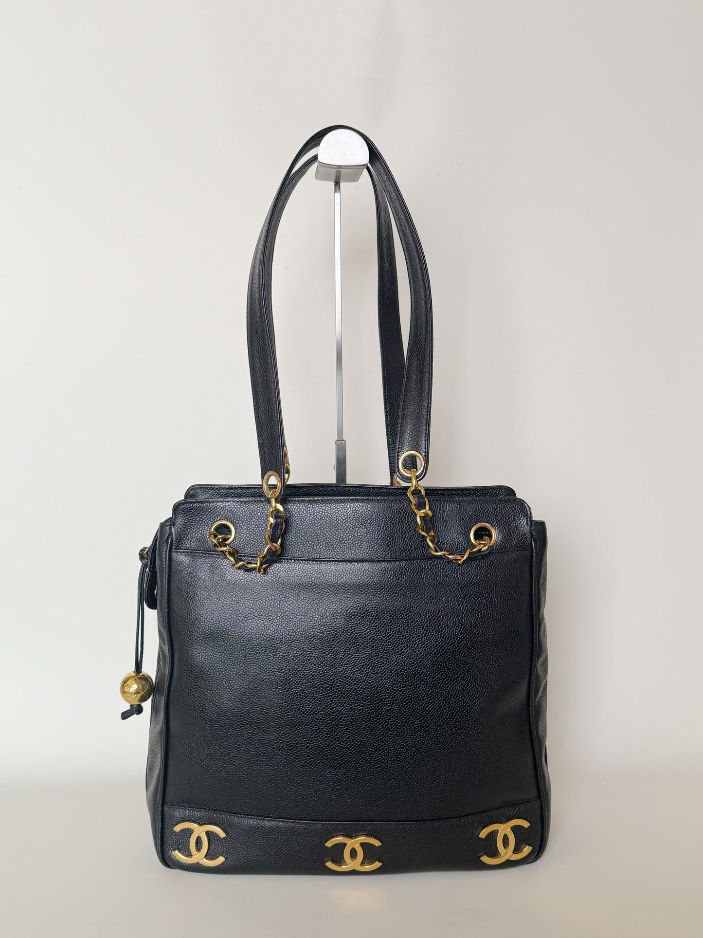 Chanel Caviar Triple CC Shoulder Bag