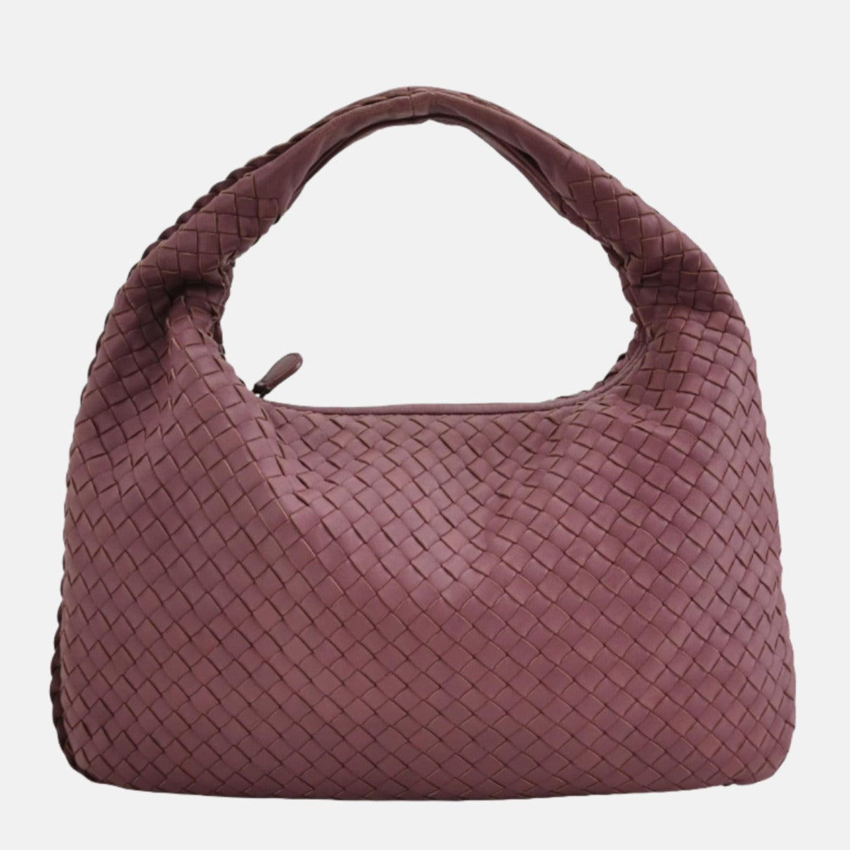 Bottega Veneta Hobo Bag Lambskin leather Purple Medium 40cm