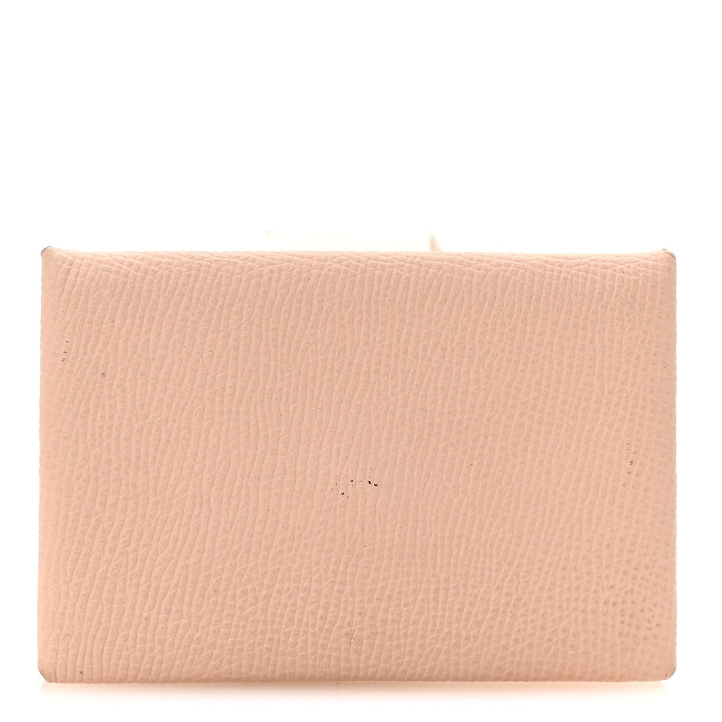 Hermes Epsom Calvi Card Case Rose Eglantine