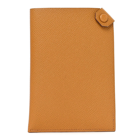 Hermes Epsom Tarmac PM Passport Holder Sesame