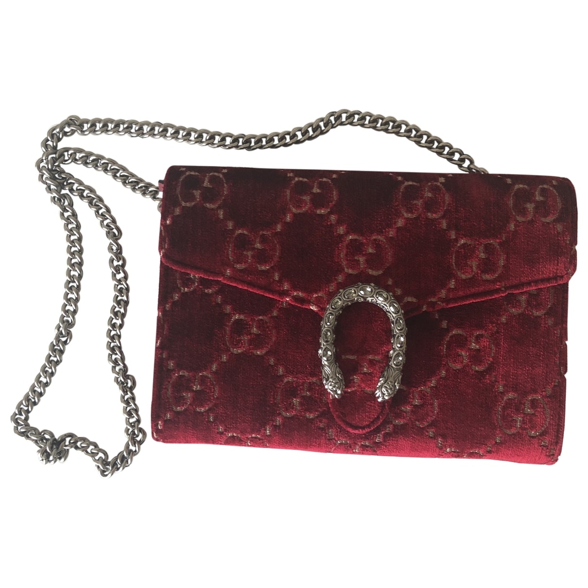 Gucci dionysus burgundy velvet handbag