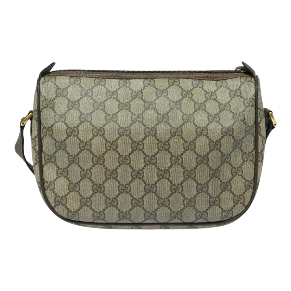 Gucci Leather Canvas Shoulder Bag