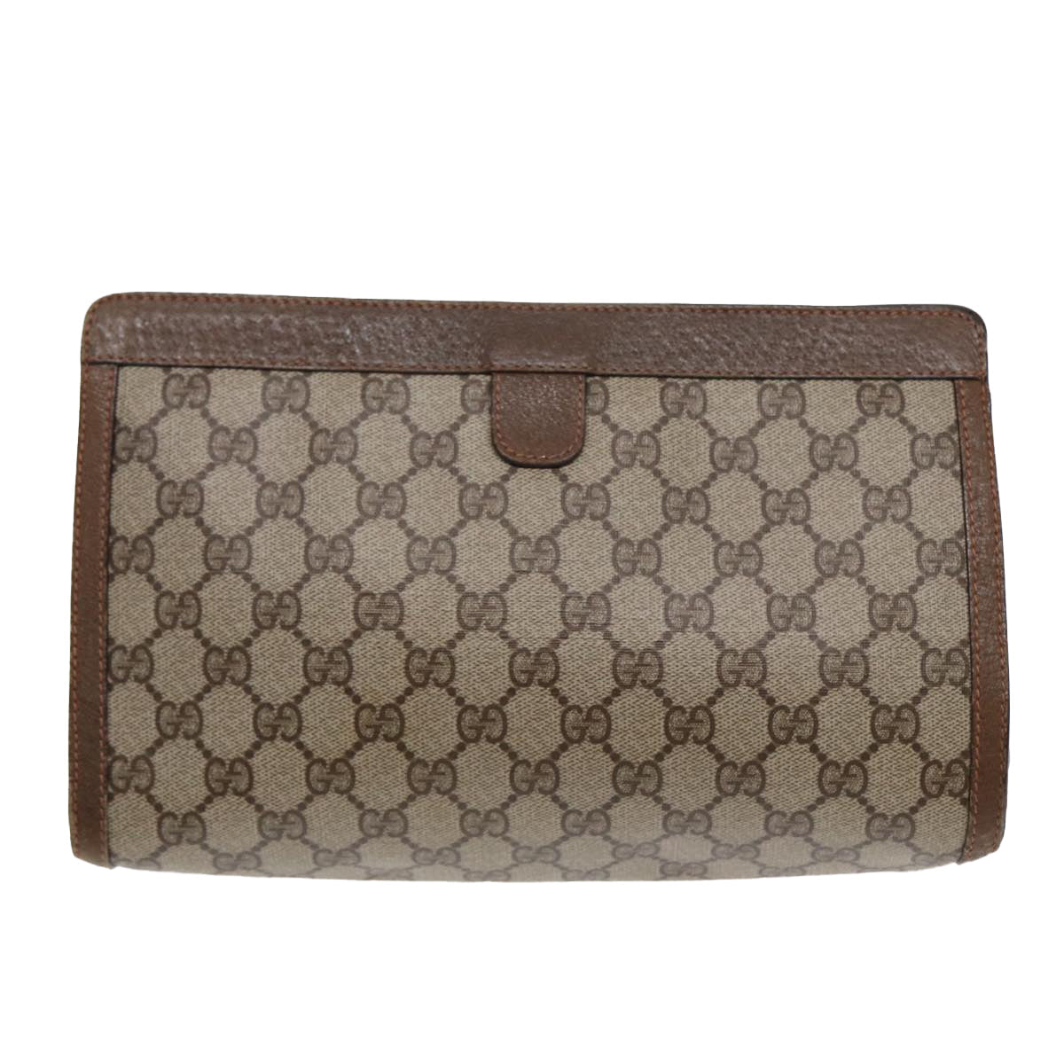 Gucci Leather Canvas Clutch