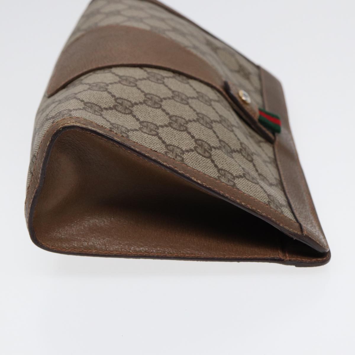 Gucci Leather Canvas Clutch
