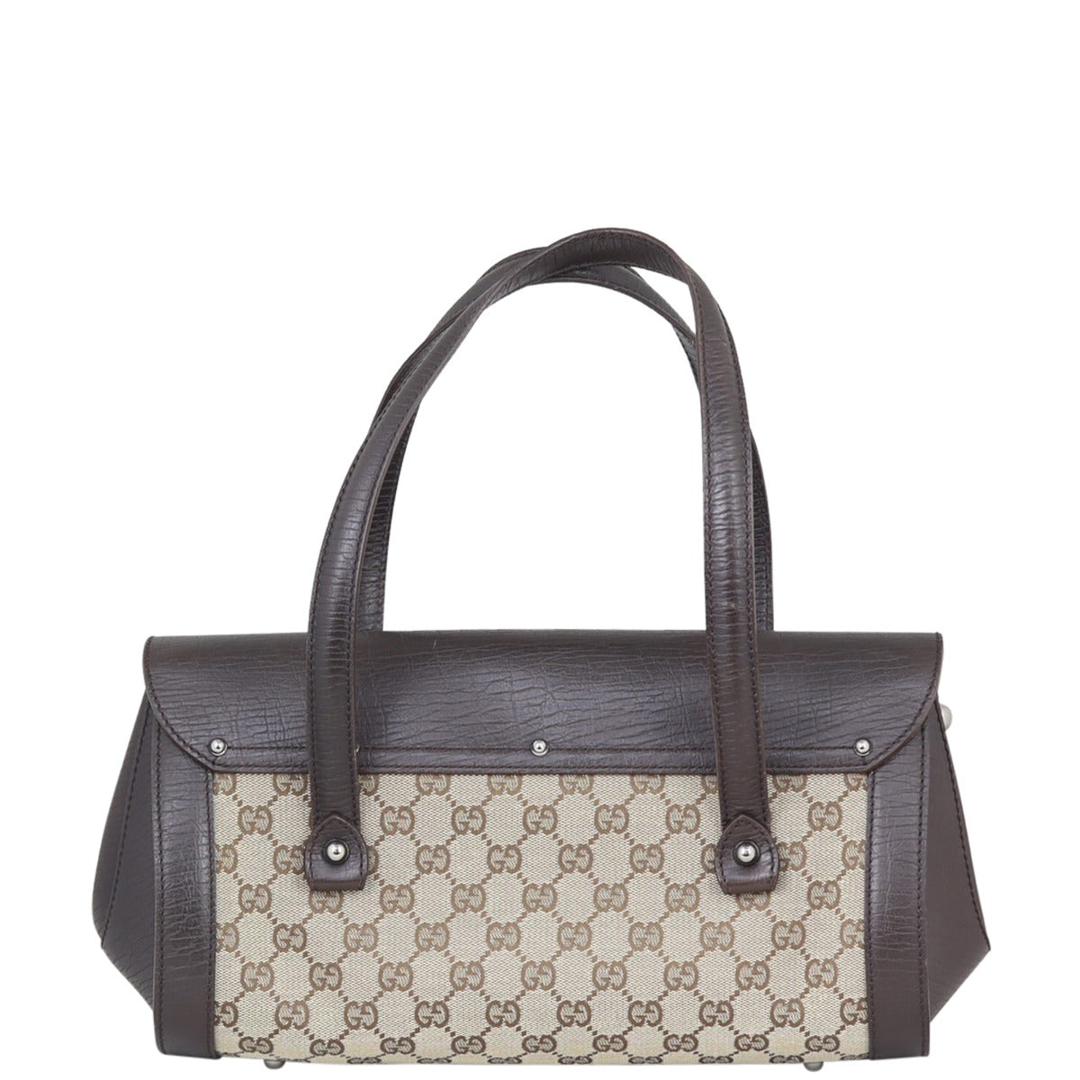 Gucci GG Canvas Bamboo Bullet Bag