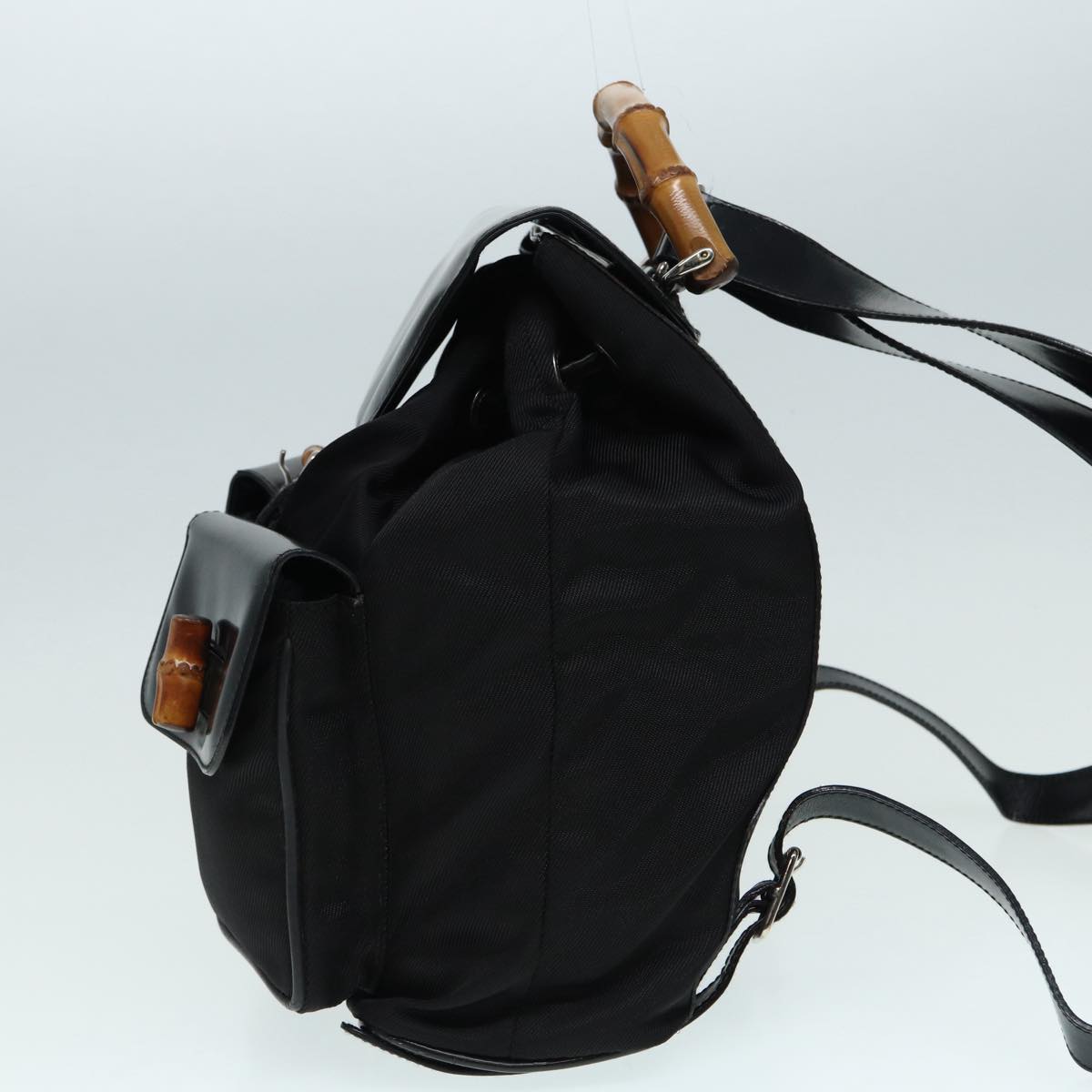 Gucci Leather Canvas Backpack