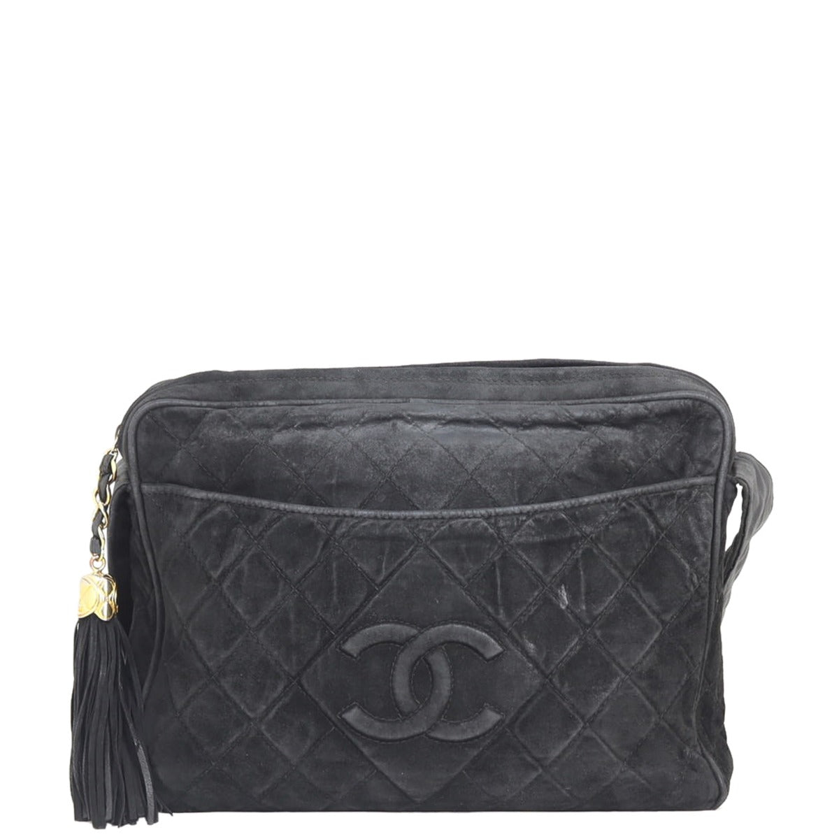 Chanel Suede CC Camera Bag