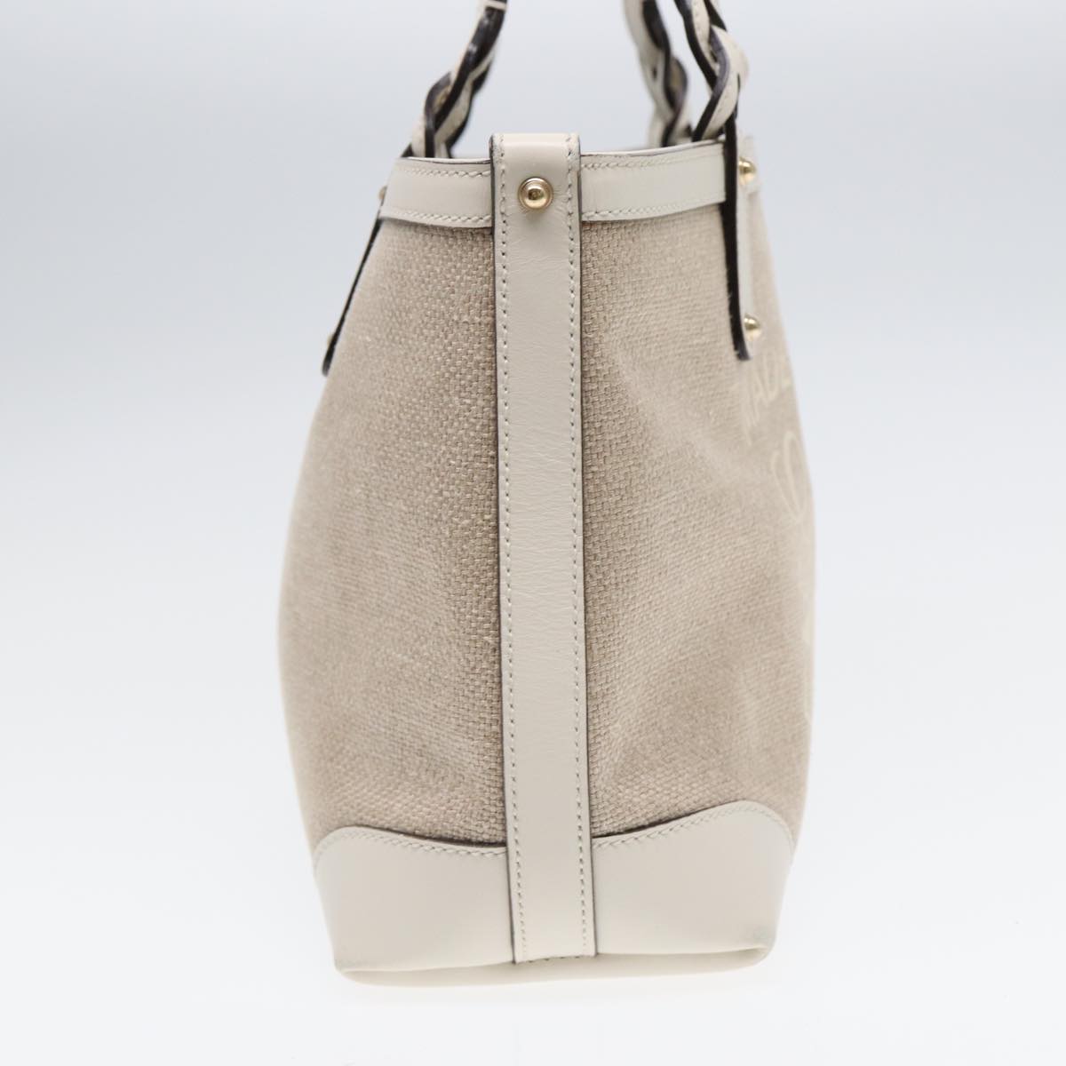 Gucci Leather Canvas Handbag