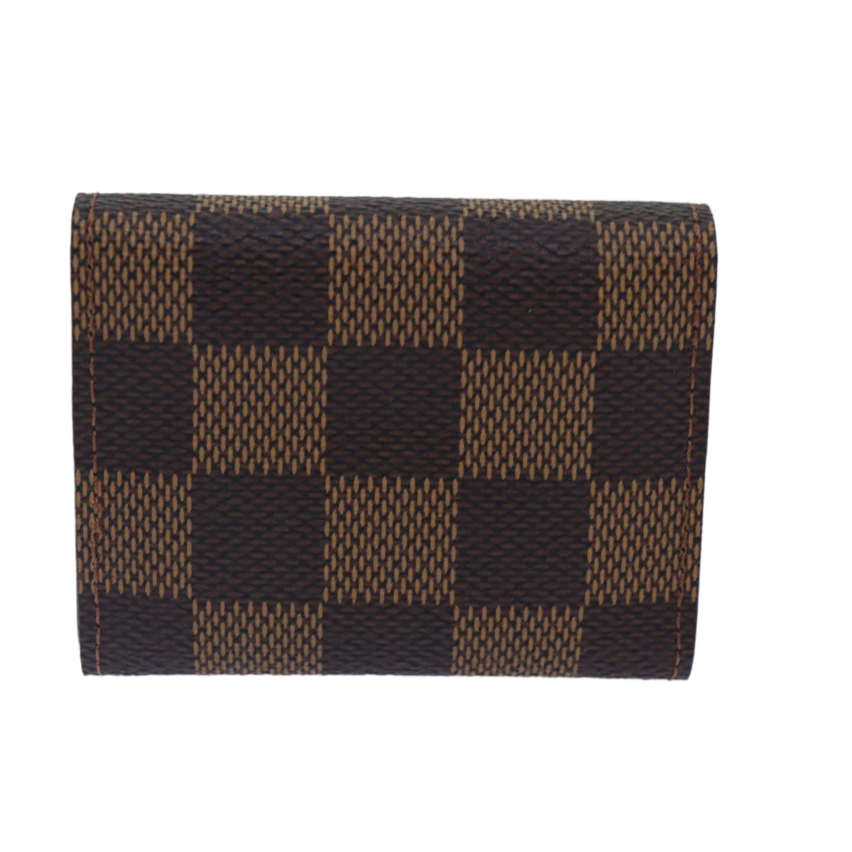 LOUIS VUITTON Damier Ebene Buton de Manchette Cadena Cuffs M64601 LV Auth 87817