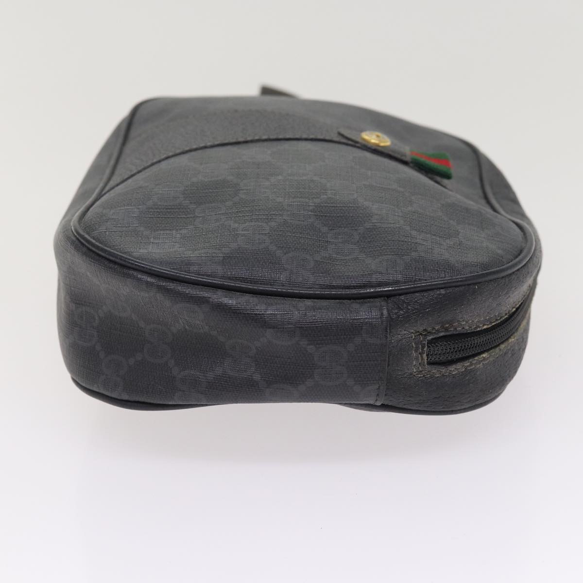 Gucci Leather Canvas Clutch