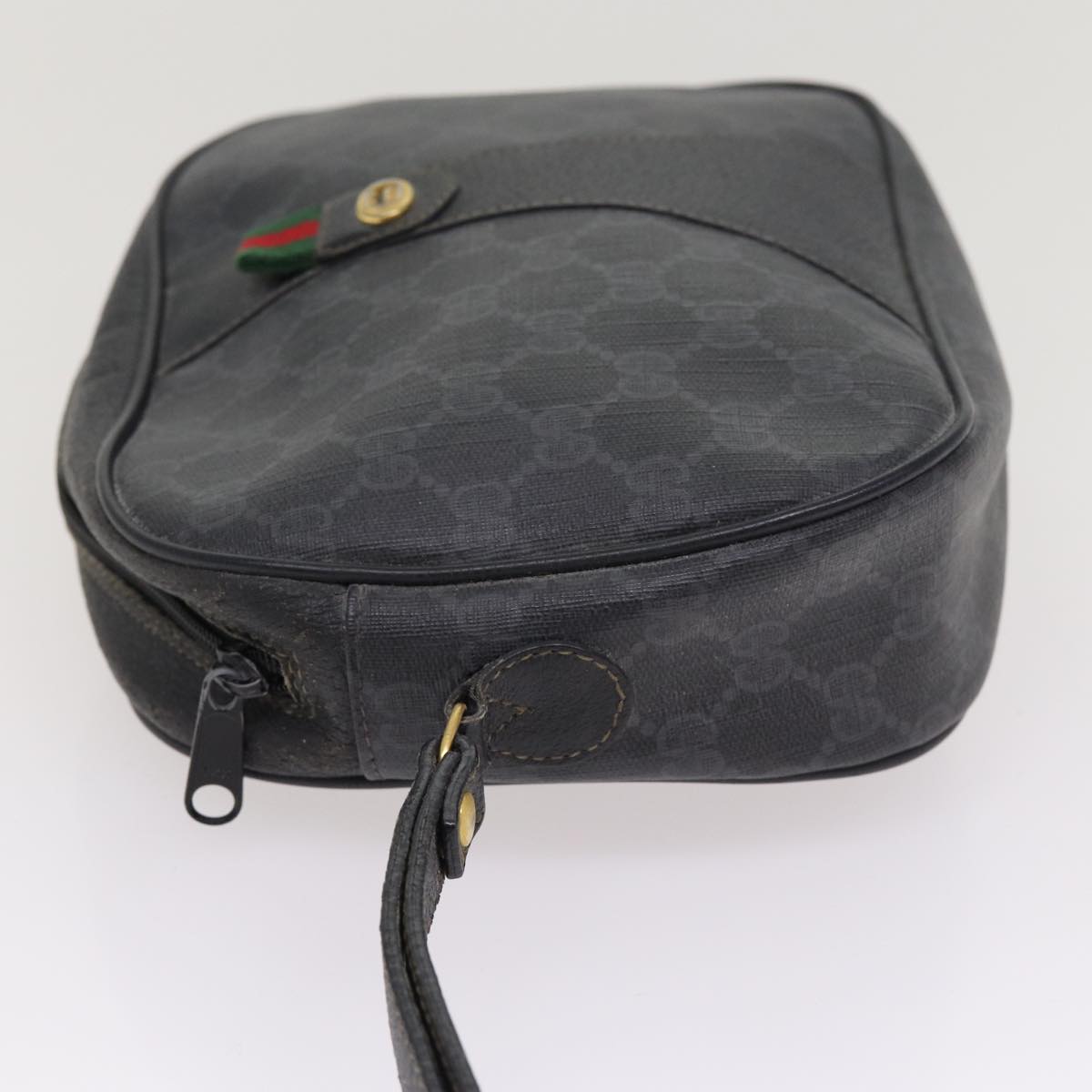 Gucci Leather Canvas Clutch