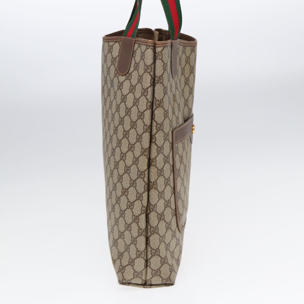 Gucci Leather Canvas Tote