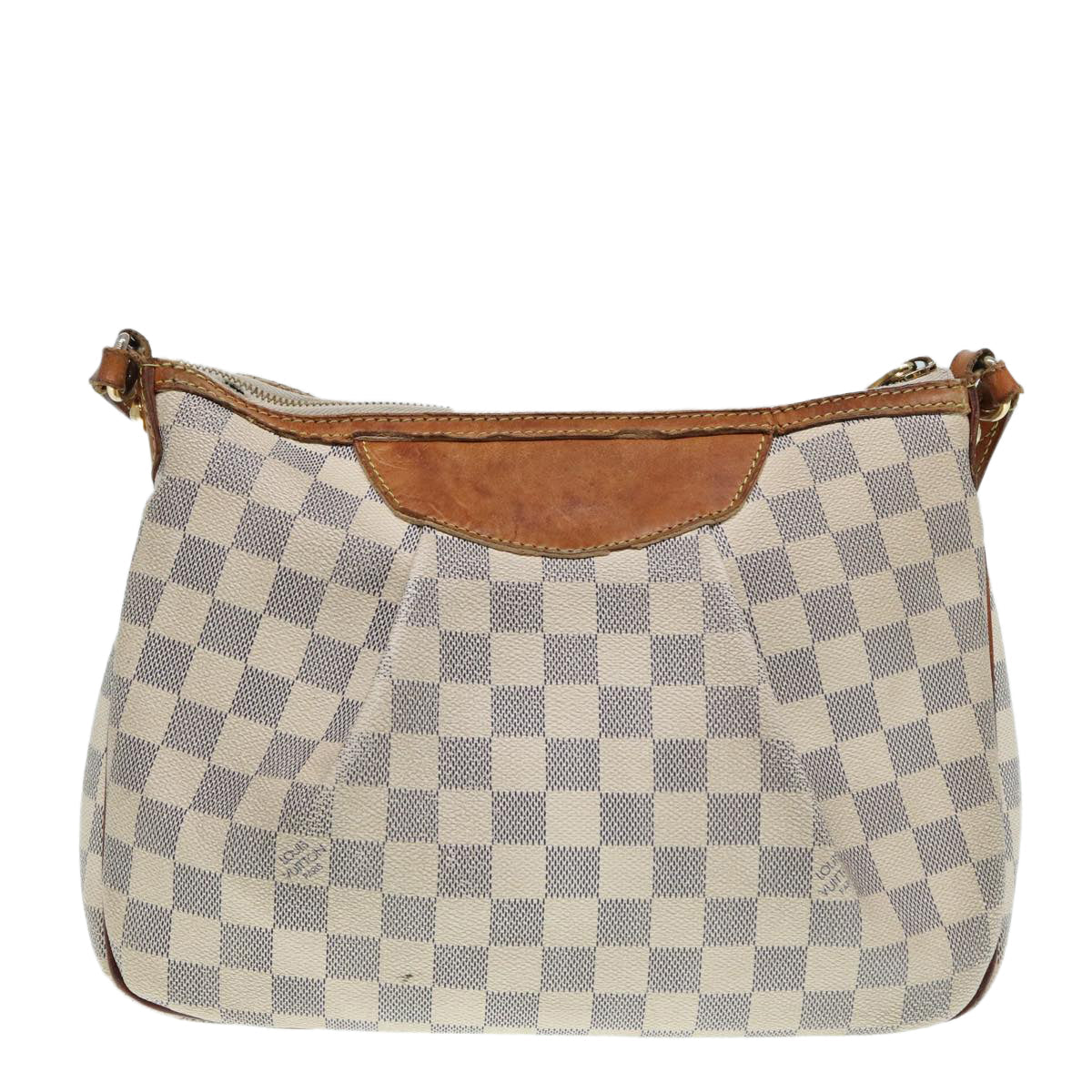 LOUIS VUITTON Damier Azur Siracusa PM Shoulder Bag N41113 LV Auth 87967