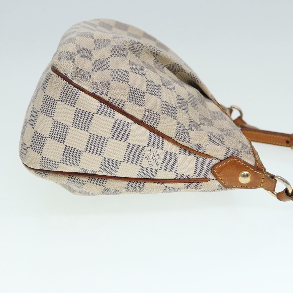 LOUIS VUITTON Damier Azur Siracusa PM Shoulder Bag N41113 LV Auth 87967