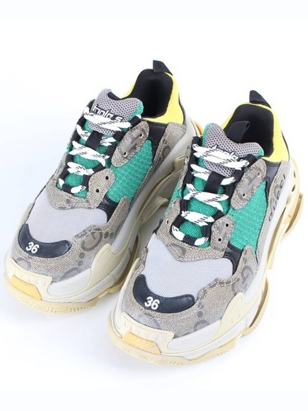Luxury Balenciaga Trending 2026 Gucci Hacker Triple S Sneakers 36 230