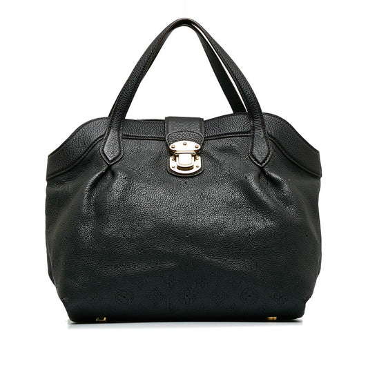 Louis Vuitton Monogram Makhina Seal PM Handbag M93465 Noir Black Leather Louis Vuitton