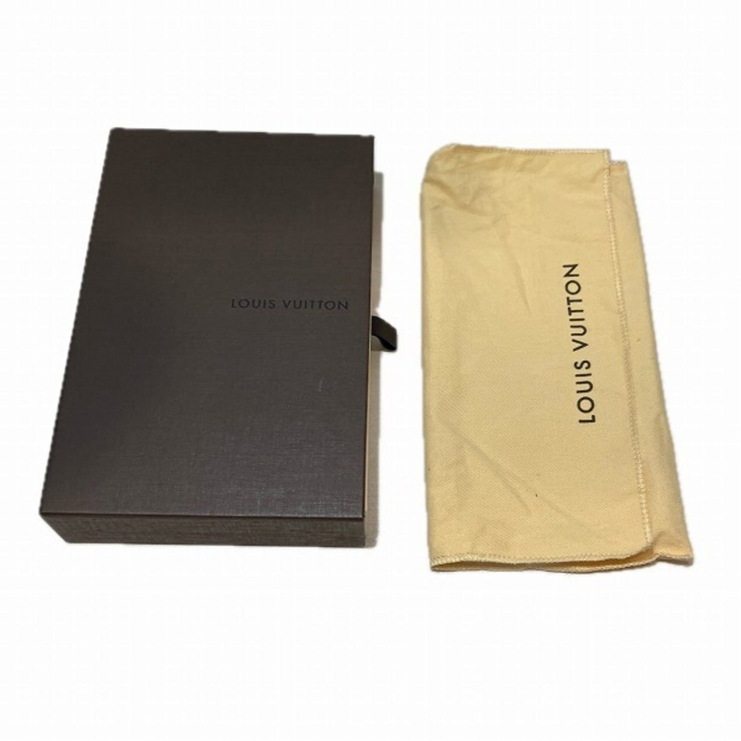 Louis Vuitton  Leather Long Wallet (Bi-Fold)