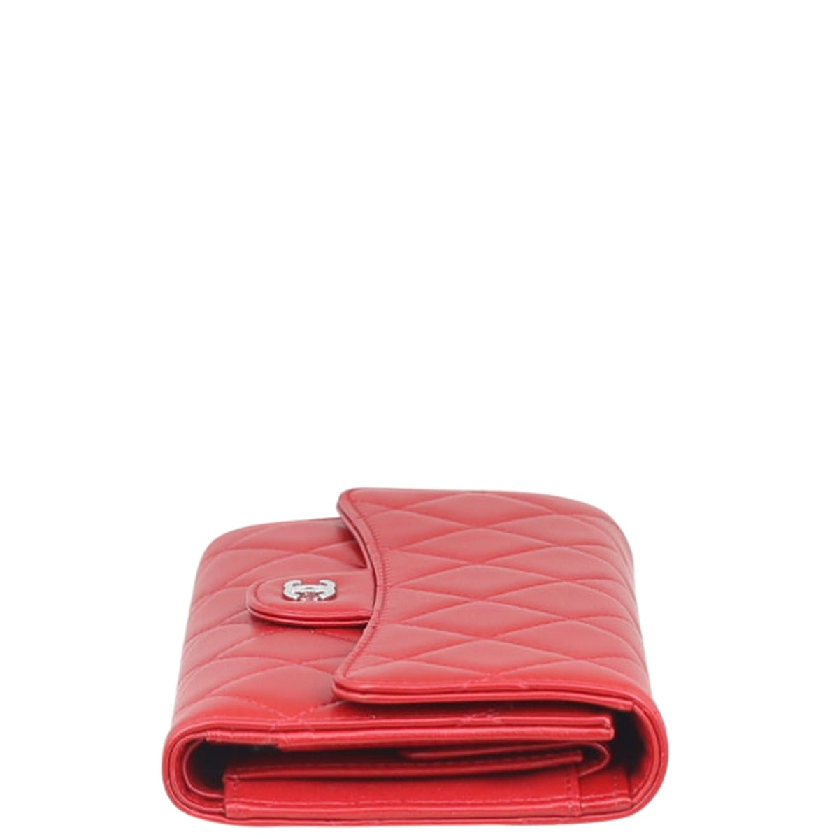 Chanel Classic Flap Wallet | Red Diamond