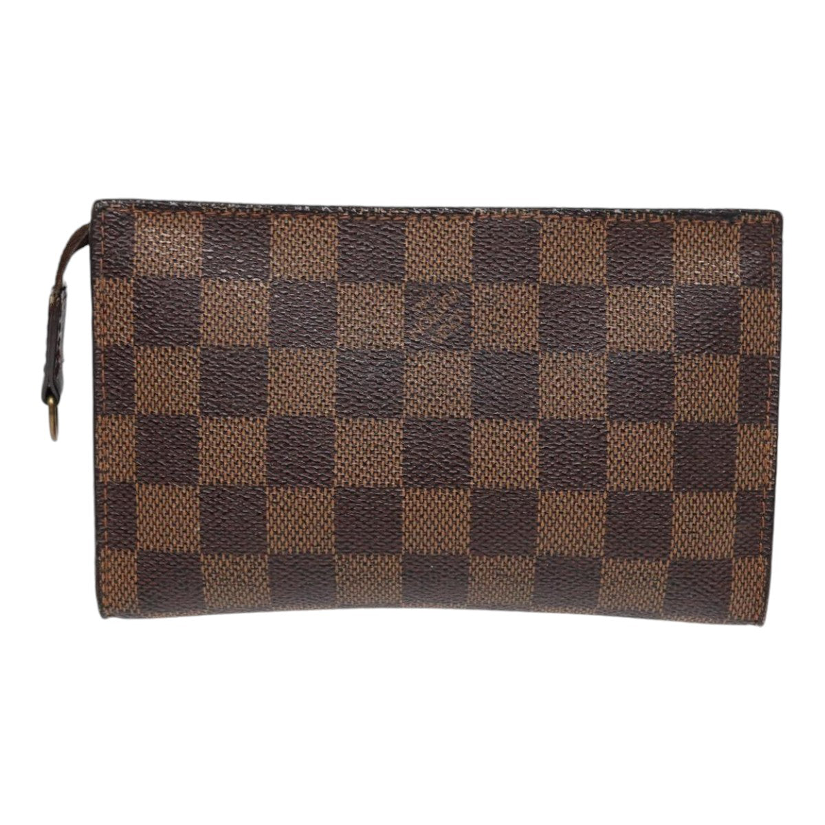 LOUIS VUITTON Damier Ebene Marais Pouch LV Auth 88067