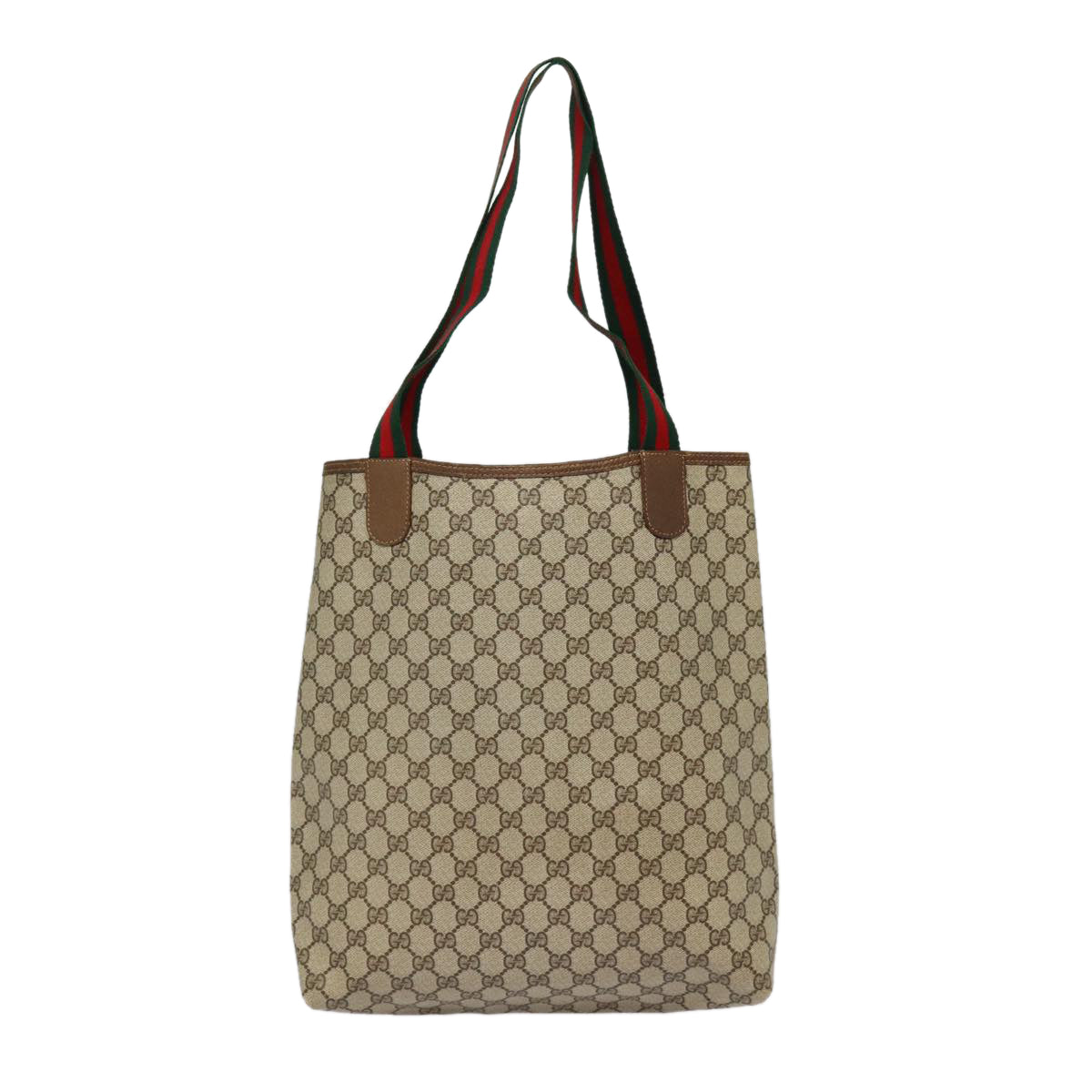 Gucci Leather Canvas Tote