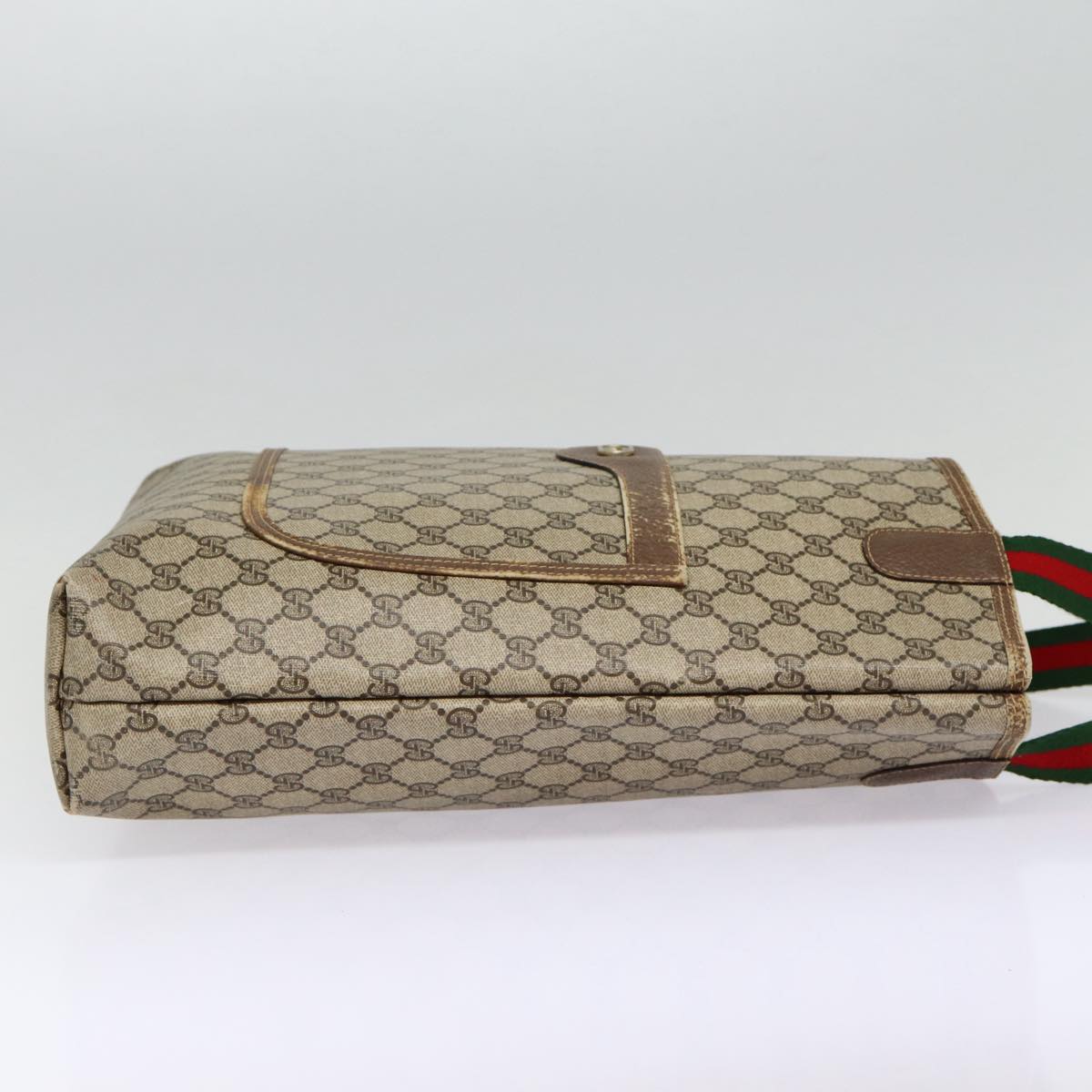 Gucci Leather Canvas Tote