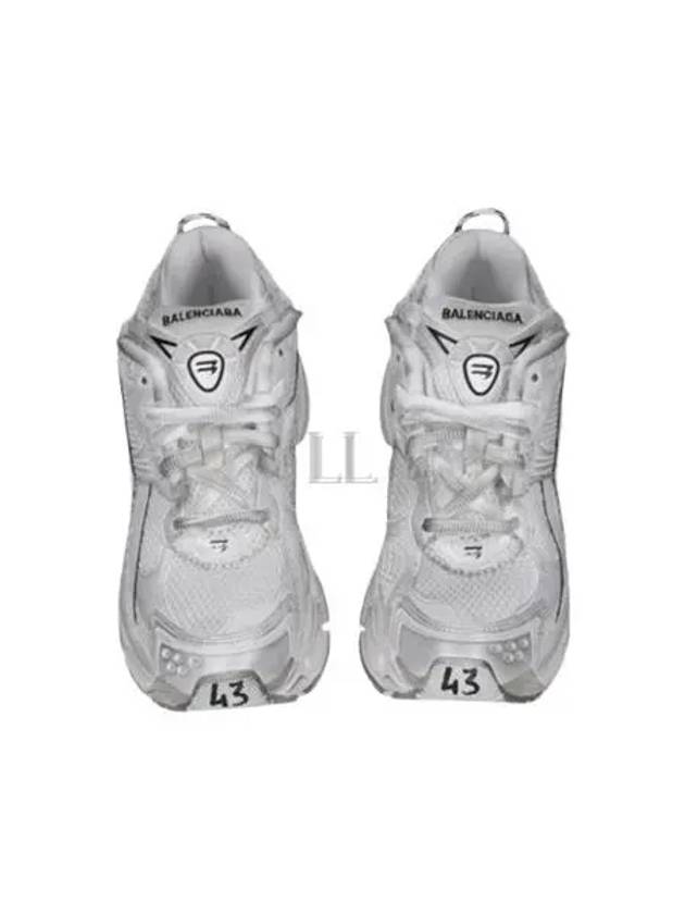 Luxury Balenciaga Trending 2026 Runner Low Top Sneakers White