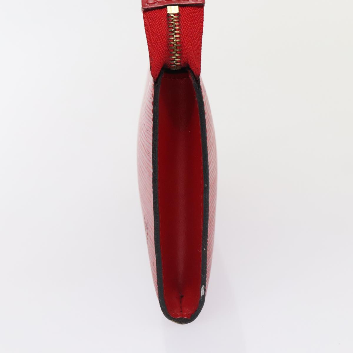 LOUIS VUITTON Epi Pochette Accessoires Accessory Pouch Red M52987 LV Auth 88308