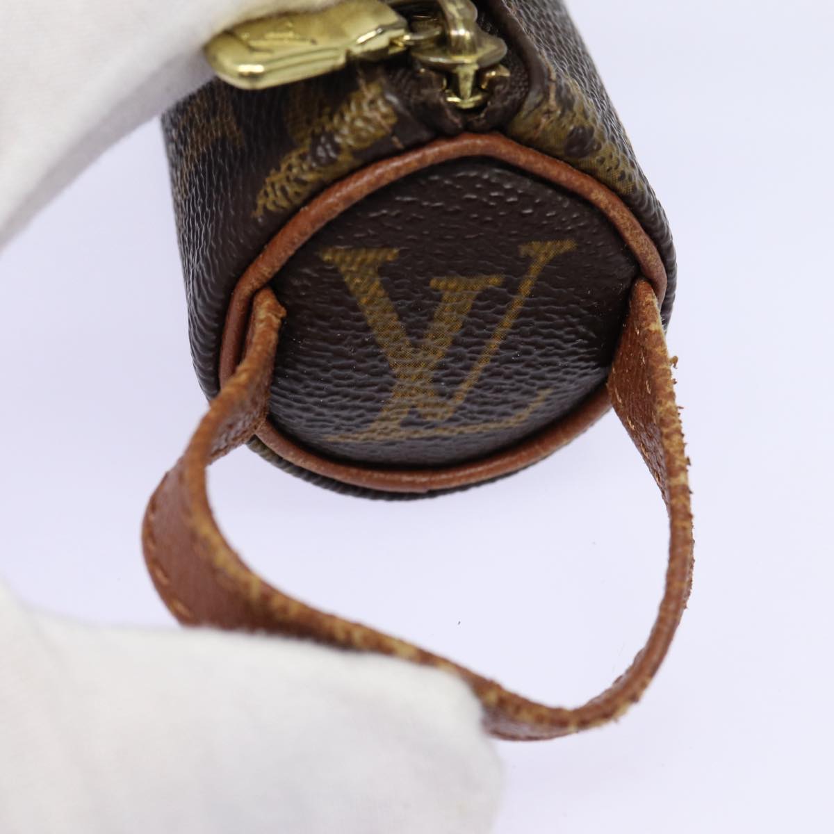 LOUIS VUITTON Monogram Etui 3 Ball de Golf Pouch M58249 LV Auth 88327