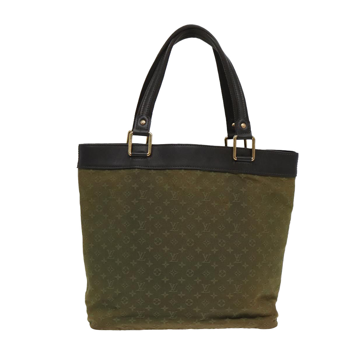 LOUIS VUITTON Monogram Mini Lucille GM Tote Bag TST Khaki M92681 LV Auth 88349
