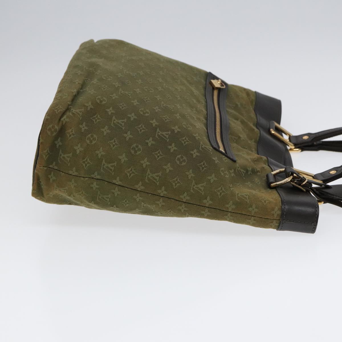LOUIS VUITTON Monogram Mini Lucille GM Tote Bag TST Khaki M92681 LV Auth 88349