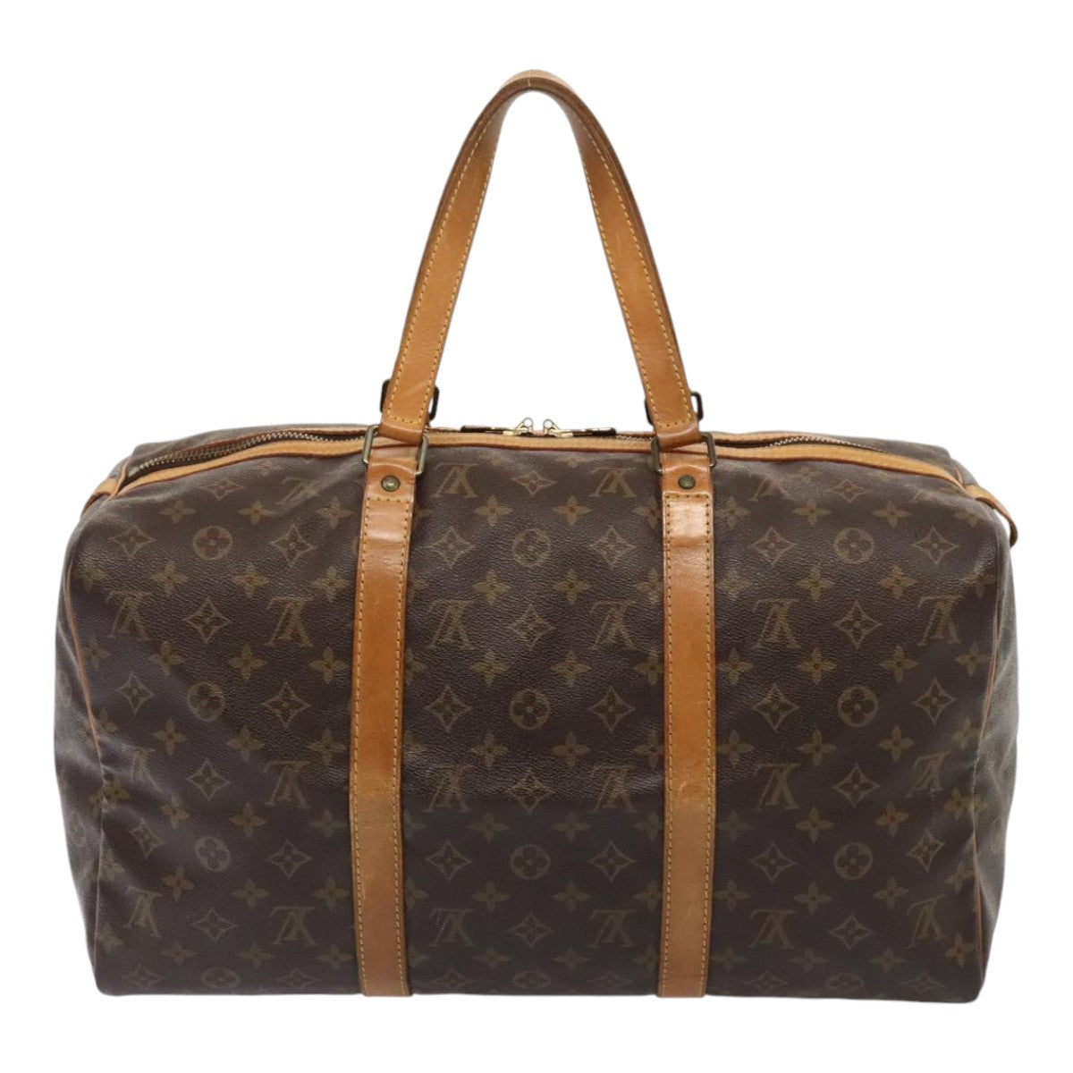 LOUIS VUITTON Monogram Sac Souple 45 Boston Bag M41624 LV Auth 88357