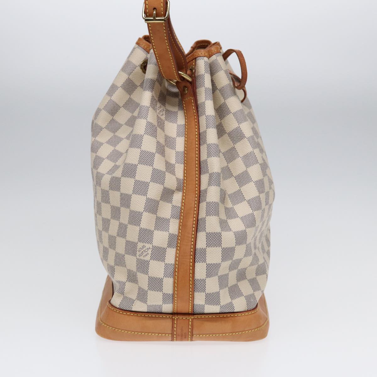 LOUIS VUITTON Damier Azur Noe Shoulder Bag N42222 LV Auth 88436