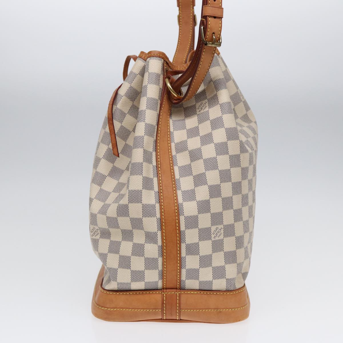 LOUIS VUITTON Damier Azur Noe Shoulder Bag N42222 LV Auth 88436