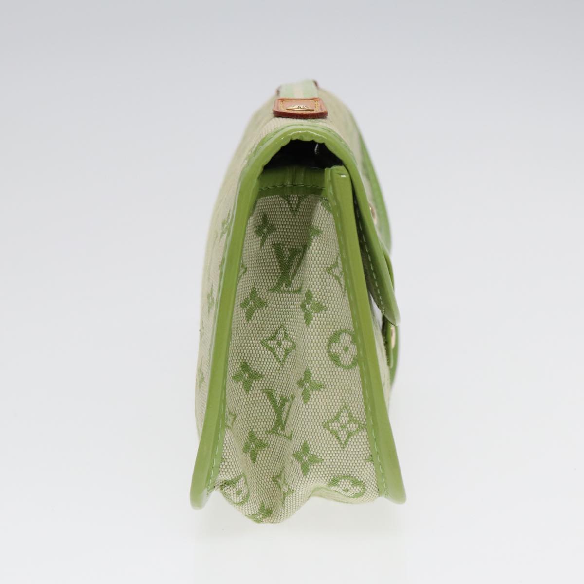 LOUIS VUITTON Monogram Mini Trousse Marie Kate Pouch Green M92935 Auth 88437